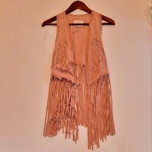 Pink tassel hippie vast